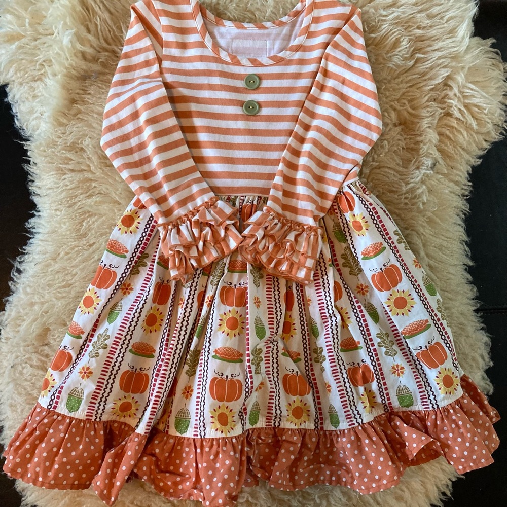 Pumpkin —Eleanor Rose Fall / Pumpkin dress 4/5